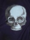 Skull on jacket by Daniel Voith