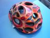 Psychedelic Mountain Bike Helmet by  Elperi