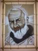 PADRE PIO SU PEZZO DI SACCO by Roberto Palmas