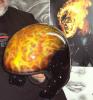 fire ball helmet by Can Yucel