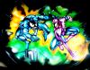 venom vs. spiderman by  Airmoe69