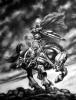 the outlaw of torn frank frazetta hommage by Arno Schaetzle