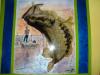 pesca en el rio by Casa De Pintura Carlos Guerra