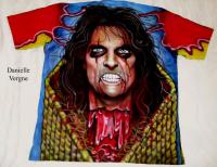 Alice Cooper t-shirt by Danielle Vergne