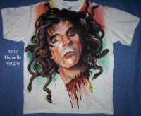 T-shirt Alice Cooper by Danielle Vergne