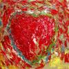 Red heart by Monica Palermo