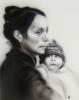 donna con bambino by  Frans