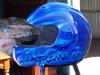 blue helmet by Kiko Sanchez