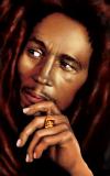 Ritratto di Bob Marley eseguito su cartoncino by Leonardo Atalla