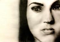 Portrait Megan Fox by L.w Airbrushing