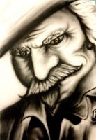 Portrait Old Cartoon Man by L.w Airbrushing