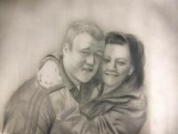 Portrait Sophie and Josh by L.w Airbrushing