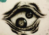 1 Eye 2 Pupils by L.w Airbrushing