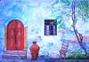 back garden door by  Rola