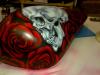 rose skull  by Maw Custom
