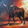 Orange Stier by  Uslan